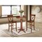 International Concepts Round 30 in Rd Pedestals Bar Height Table, 2 Bar Height Stools, Espresso, 30 in W, 30 in L, Wood K581-30RT-27B-S6133-2 - alternate 1